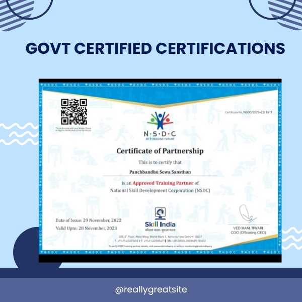 Government-Recognized Certifications
